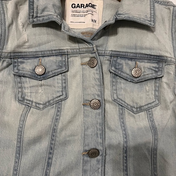 Garage Denim Vests - Picture 4 of 7